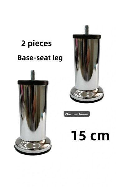 ÇEÇEN HOME (2 bucăți) Picior de bază metalic cu șuruburi 15 CM Picior de cana...