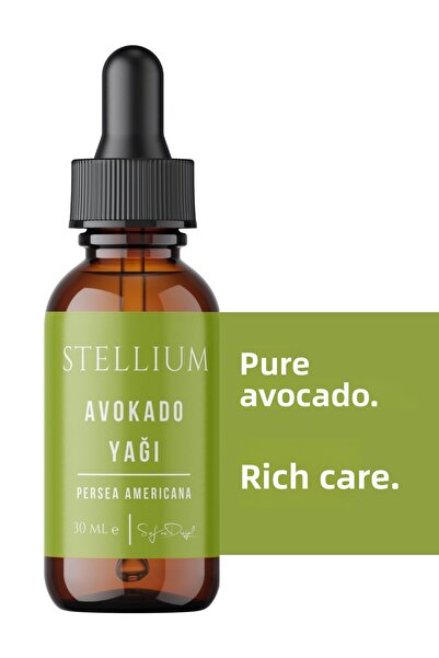 STELLIUM 30 مل زيت الأفوكادو - معصور على البارد (طبيعي 100%)