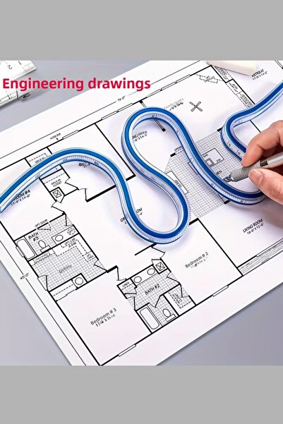 Dytac Riglă Cobra Riglă flexibilă Riglă curbată 50 Cm