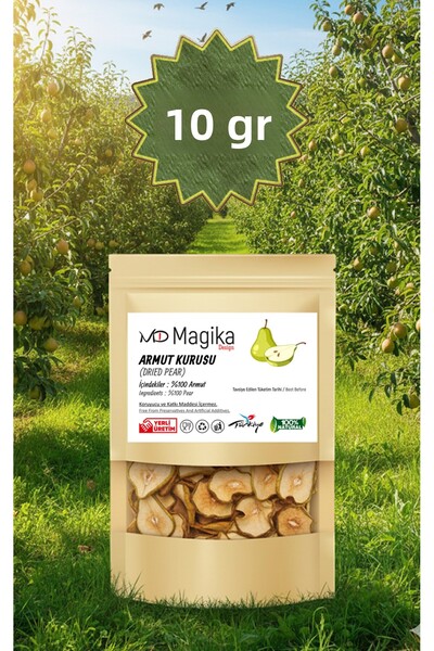 Magika Design 10 جرام كمثرى مجففة، محلية، طازجة، إنتاج نظيف، خالية من المواد ...