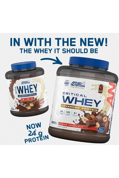 applied nutrition Critical Whey Protein 2kg Chocolate Hazelnut Flavored