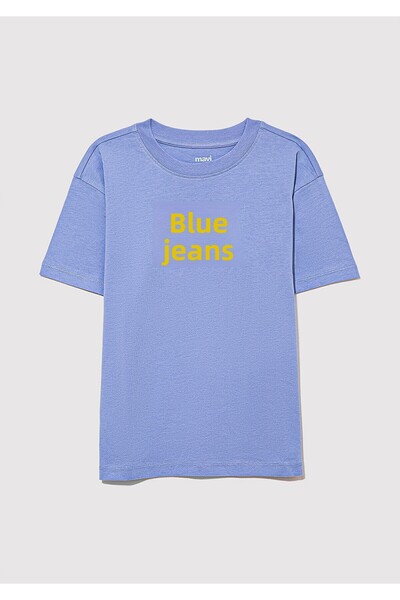 Mavi Džínové tričko s potiskem Volný střih / Volný uvolněný střih 6610287 -80591