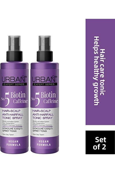 Urban Care منشط لتقوية جذور الشعر يحتوي على البيوتين والكافيين للمساعدة في النمو السريع 200 مل