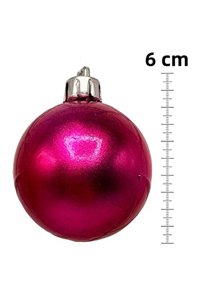 Waldern 6 εκ. 12 τεμάχια Cici Στολίδι Χριστουγεννιάτικο Δέντρο 6 Ματ + 6 Γυαλιστερό