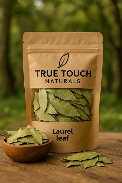 True Touch ورق الغار 100 جرام. (مجفف ومقشود وطبيعي بدون إضافات)