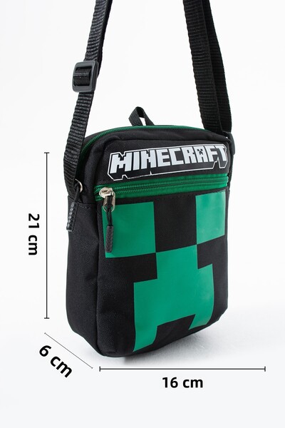 Roxy Mine Creeper Children's Shoulder Bag – 3 Compartments – Waterproof Fabric (21×16×6 cm)