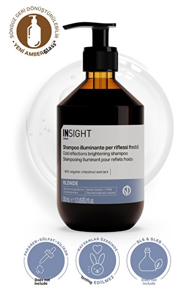 Insight Cold Reflection Shampoo for Blonde Hair 350 Ml.