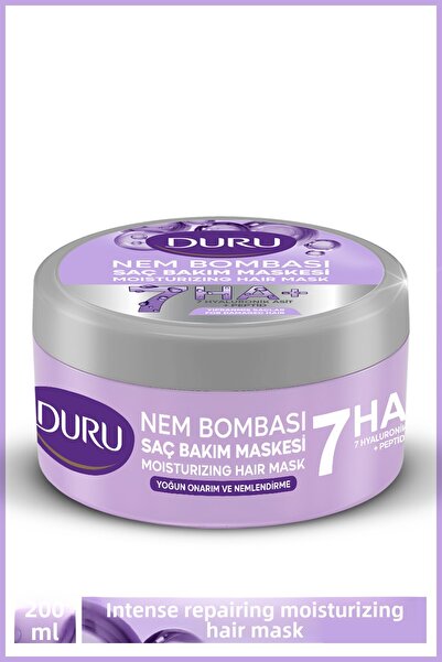 Duru قناع العناية بالشعر موي بومب لإصلاح وترطيب الشعر بشكل مكثف 200 مل