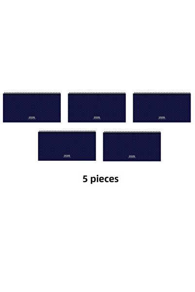 GENC DIJITAL BASKI 2026-AJ-66 16*33,5 Spr. Седмичен настолен календар - тъмно...