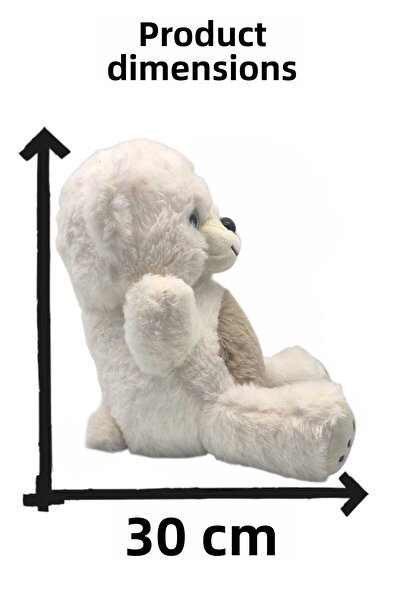Fidan oyuncak Sitting Cute Plush Teddy Bear 30 cm