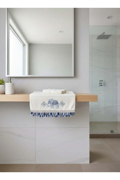 Dekomina منشفة وجه على شكل فيل