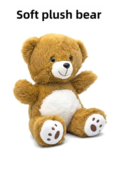 Fidan oyuncak دمية دب قطيفة لطيفة جالسة 30 سم