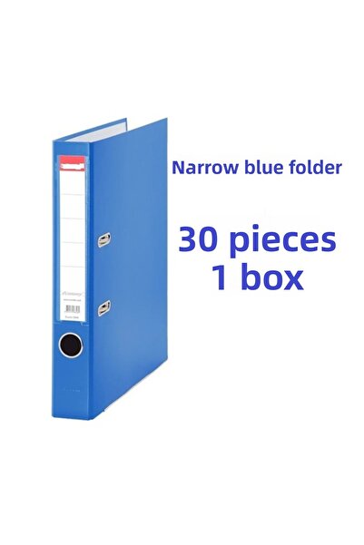 qitap Dosar îngust albastru, cutie de 30 (30 bucăți)