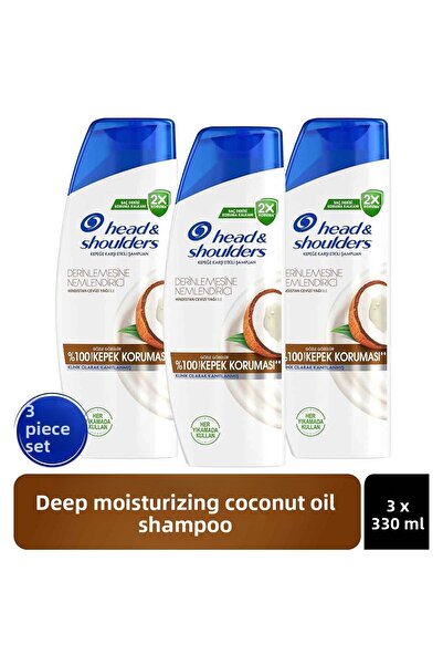 Head & Shoulders Deep Moisturizing Bran H. Walnut Oil. Daily Use 330ml Shampo...