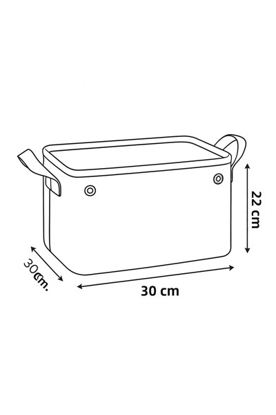 HomyJRs Snail Patterned Multi-Purpose Cabinet Organizer Decorative Rectangular Organizer Basket 30 X 22 X 18