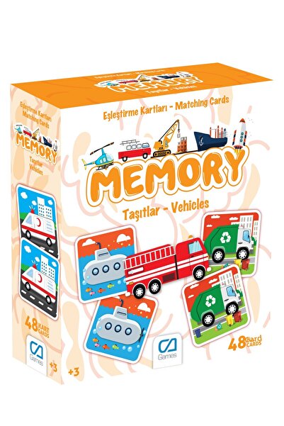 CA Games Memory Vehicles Matching Cards Ca.5038
