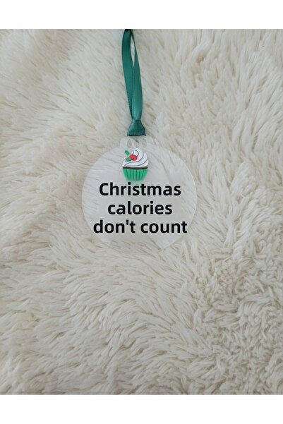 AUREVA Christmas Tree Ornament / Christmas Calories Don'T Count