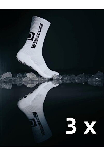 Shuttle Park 3-Piece Special Series White Anti-Slip Silicone Towel Sole Desig...