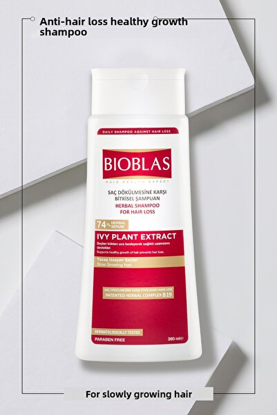 Bioblas Șampon pentru păr lent îngroșat împotriva căderii părului 360 ml cu extract de iederă