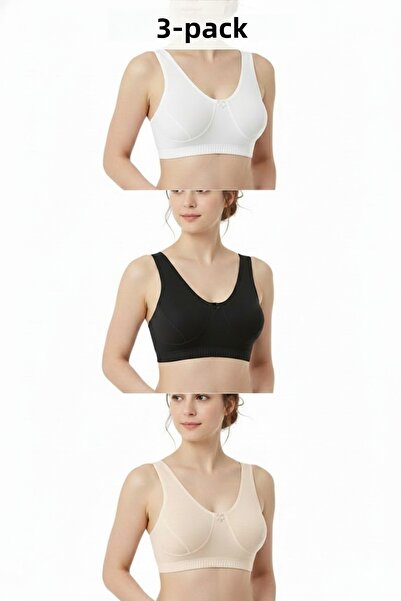 EBRULİ LİNGERİE قميص نصف داخلي من القطن الممشط لامبادا