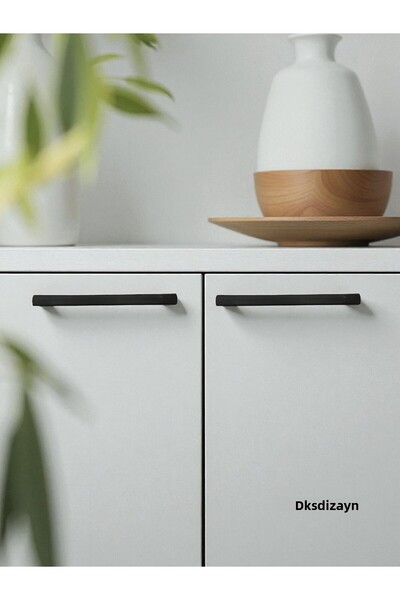 DKSDİZAYN 10 Pcs - 160-192 mm Castle Handle - 1St Grade Hard Plastic - Furniture Drawer Kitchen Cabinet Handle