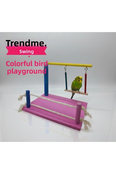 UniqBirdToys Trendme Special Bird Playground with Swing