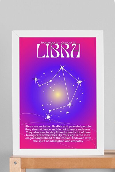 Saturn Tabel înrămat cu semnul zodiacal Balanții Aura Culorile energiei Simbo...