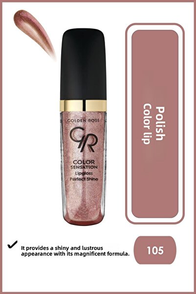 Golden Rose ملمع شفاه كولور سينسيشن رقم: 105 - ملمع شفاه ملون
