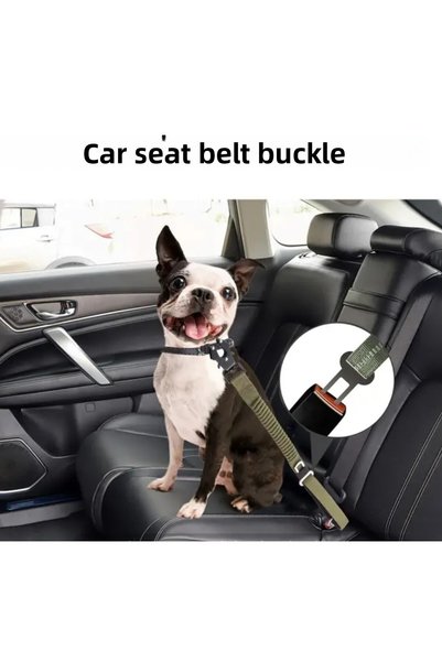 VSLT HANDMADE Handmade-Multifunctional, Medium Breed Dog Walking Harness.Dog Strap with Car Seat Belt.