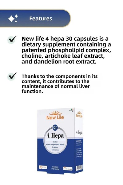 New Life 4 Hepa 30 Soft Capsules 2 Pieces