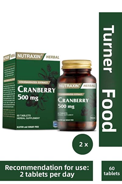 Nutraxin توت بري 500 ملغ 60 قرص 2 قطعة