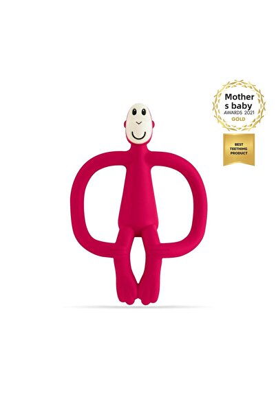 Matchstick Monkey Silicone Teether / Monkey (Red)