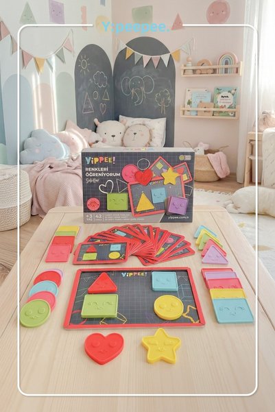 YİPPEE I'M Learning Colors – Shapes Themed |   Color Matching Game