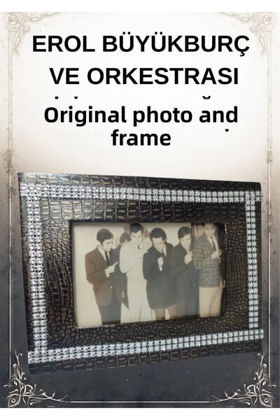 onyyapim Erol Büyükburç and His Orchestra Original Photo and Frame