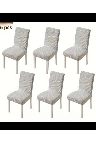 intil Husa pentru scaun Husa pentru scaun material elastic Flexibil Lavabil 6 buc. Husa pentru scaun cu model de cărămidă