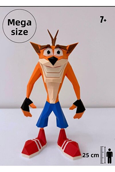 You Toys Crash Bandicoot Figure Toy Mega Size 25 cm (Age 7+)