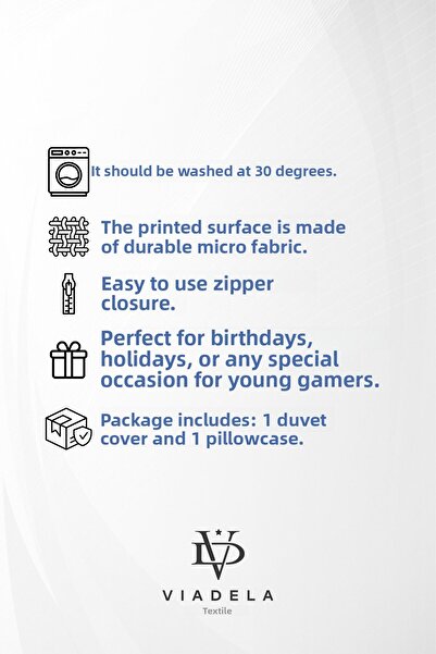 Viadela Snowman Patterned Red Plaid Single Christmas Duvet Cover Set