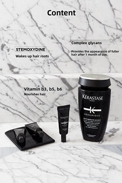 Kerastase Densifique Bain Densifique Homme Șampon pentru bărbați care conferă densitate 250 ml