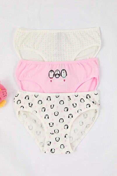 TRENDYOLKIDS Pink-Ecru-Multicolor 3-Piece Set