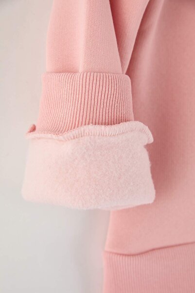 TRENDYOLKIDS Pink Heart Knitted Sweatshirt Tkdaw26Sw00023