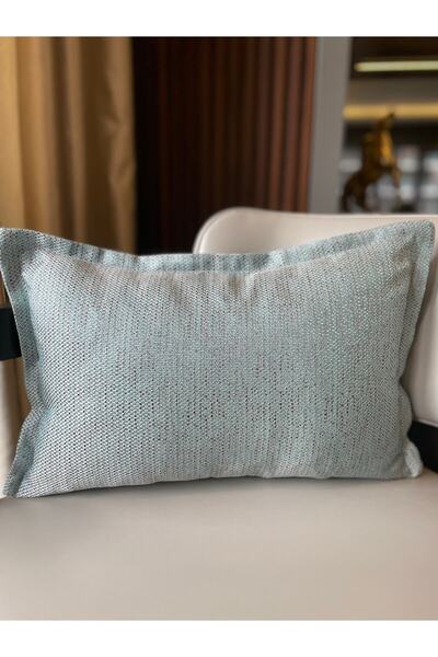 Decamor home غطاء وسادة لغرفة المعيشة بلون النعناع اللامع، قطعة واحدة