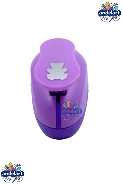 andelart Şekilli Küçük Boy Delgeç şekilgeç 1,5 cm