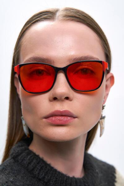 Bilge Karga Coleman Black Orange Sunglasses