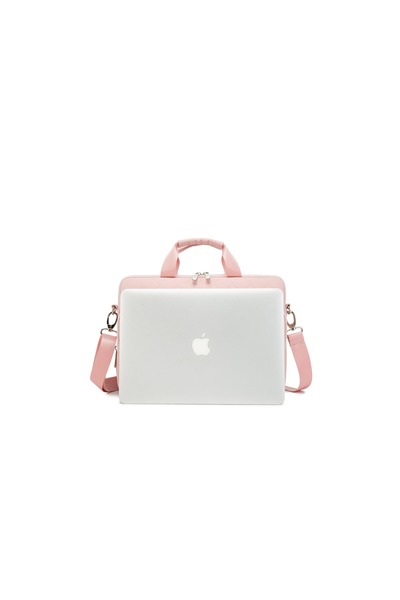 Kinmac Laptop Bag, Kinmac, Pink Embroidery, 15.6 inch