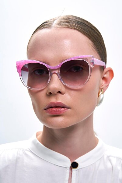 Bilge Karga Betty Pink Black Gradient Sunglasses