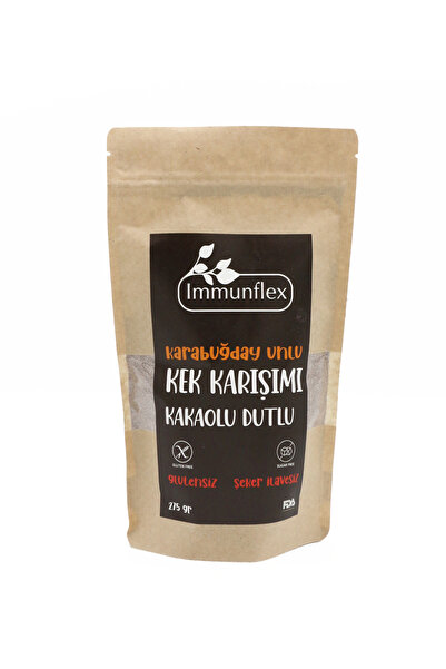 Immunflex Karabuğdaylı Kakaolu Dutlu Glutensiz Kek Karışımı