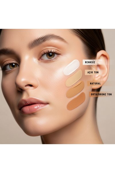 A Aliye's Organic 50 Spf Mineral Filtered Tinted Sunscreen Cream - Natural Tone Ecocert Cosmos Organic Anti-Blemish