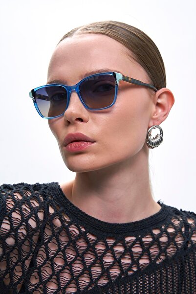 Bilge Karga Coleman Blue Black Gradient Sunglasses