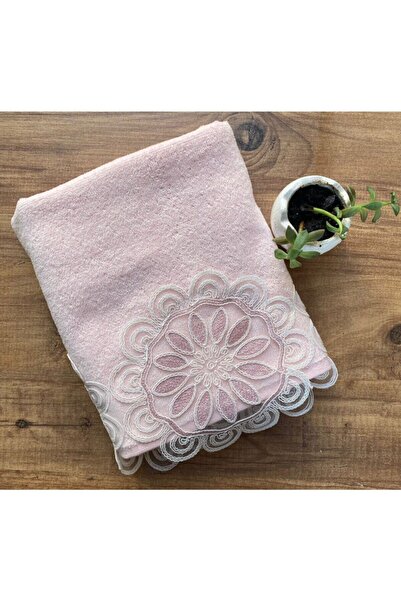 Çeyiz Bahçesi Hale Пудра Кадифе Рушник 50&90