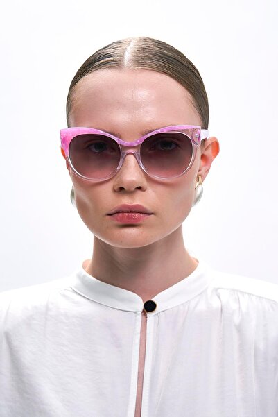 Bilge Karga Betty Pink Black Gradient Sunglasses